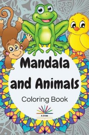 Cover of Mandala and Animals Coloring Book