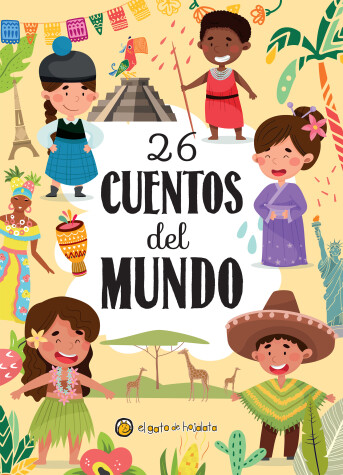 Book cover for 26 cuentos del mundo / 26 Stories from around the World