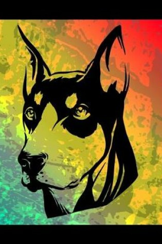 Cover of Doberman Color Burst Notebook