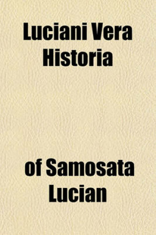 Cover of Luciani Vera Historia