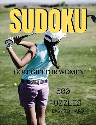 Book cover for Sudoku golf gift for women