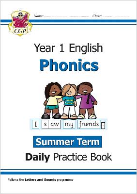 Book cover for KS1 Phonics Year 1 Daily Practice Book: Summer Term