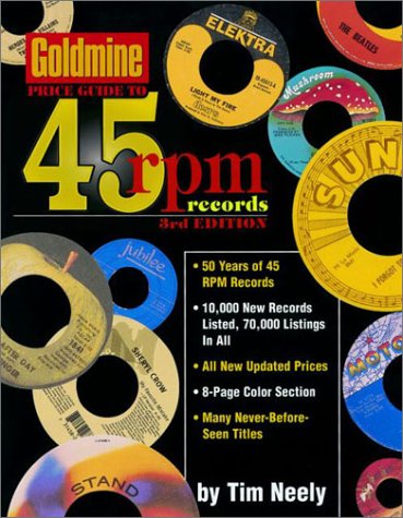 Book cover for Goldmine Price Guide to 45 Rpm Records