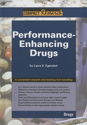 Book cover for Performace Enhancing Drugs