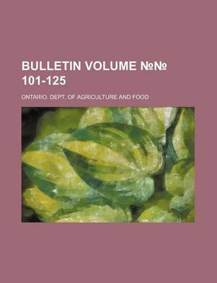 Book cover for Bulletin Volume 101-125