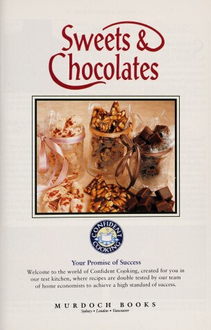Cover of Sweets and Chocolates