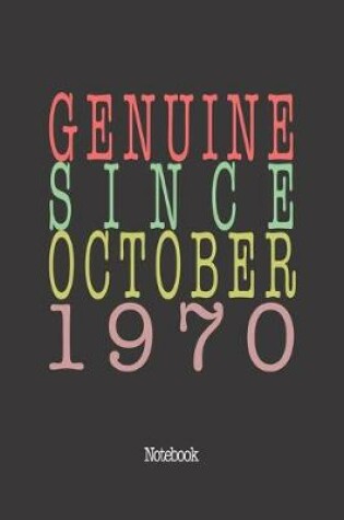 Cover of Genuine Since October 1970