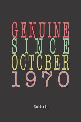 Book cover for Genuine Since October 1970