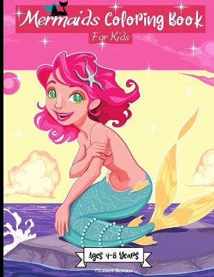 Book cover for Mermaids Coloring Book for Kids Ages 4-8 Years