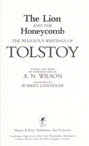 Book cover for The Lion and the Honeycomb