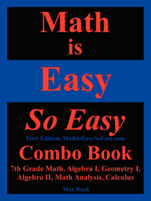 Book cover for Math Is Easy So Easy, Combo Book