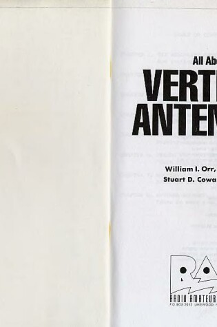 Cover of All about Vertical Antennas