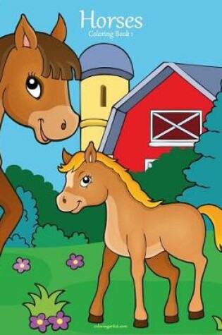 Cover of Horses Coloring Book 1