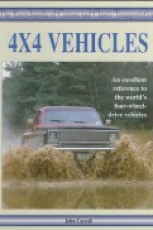 Cover of 4 X 4 Vehicles (Oop)