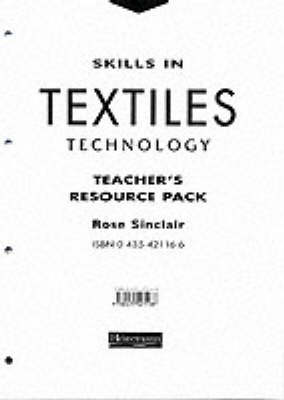 Cover of Skills in Textiles Technology Teacher's Resource Pack