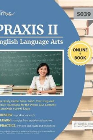 Cover of Praxis II English Language Arts 5039 Study Guide 2019-2020