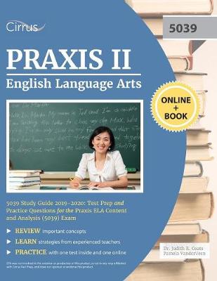 Book cover for Praxis II English Language Arts 5039 Study Guide 2019-2020