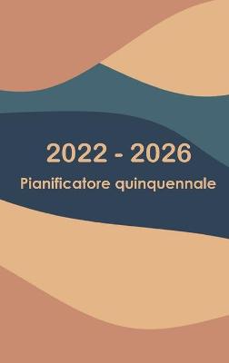Book cover for Planner mensile 2022-2026 5 anni
