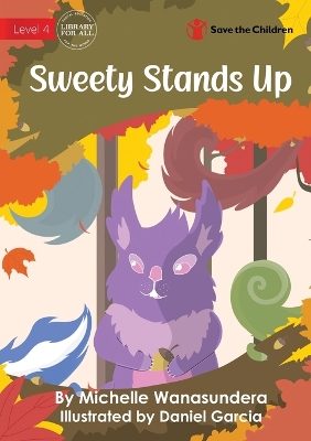 Book cover for Sweety Stands Up