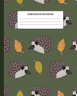 Book cover for Composition Notebook Hedgehog