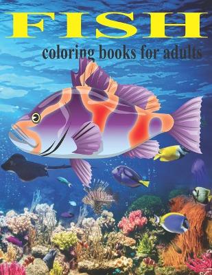 Book cover for Fish coloring books for adults