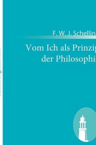 Cover of Vom Ich als Prinzip der Philosophie