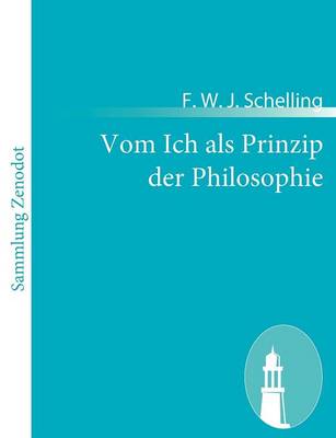 Book cover for Vom Ich als Prinzip der Philosophie