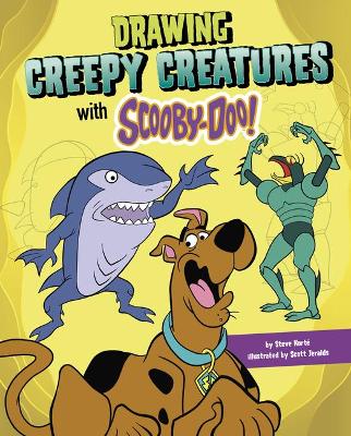 Book cover for Drawing Creepy Creatures with Scooby-Doo!