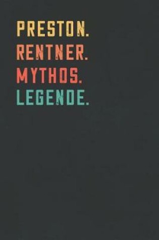 Cover of Preston. Rentner. Mythos. Legende.