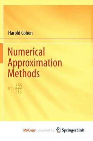Cover of Numerical Approximation Methods