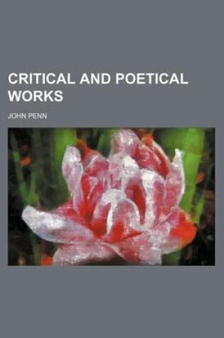 Cover of Critical and Poetical Works