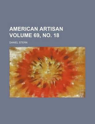 Book cover for American Artisan Volume 69, No. 18