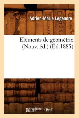 Cover of Elements de Geometrie (Nouv. Ed.) (Ed.1885)