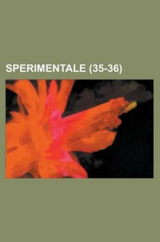 Cover of Sperimentale (35-36)