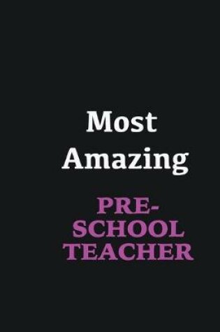 Cover of Most Amazing Preschool Teacher