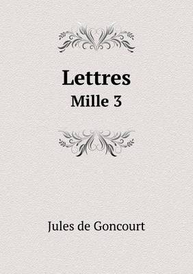 Book cover for Lettres Mille 3