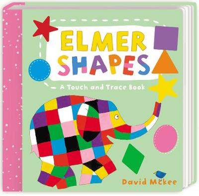 Cover of Elmer Shapes: A Touch and Trace Book