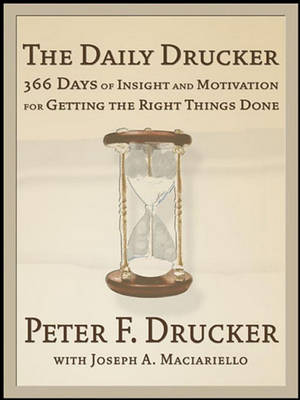 Book cover for The Daily Drucker