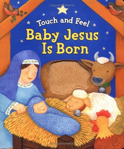 Book cover for Touch and Feel Baby Jesus Is Born