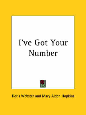 Book cover for I've Got Your Number (1927)