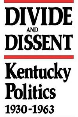 Cover of Divide and Dissent