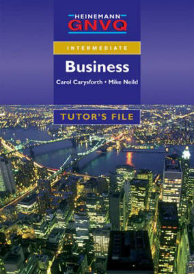 Book cover for Intermediate GNVQ Business Tutor Resource File