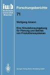 Book cover for Eine Simulationsumgebung für Planung und Betrieb von Produktionssystemen