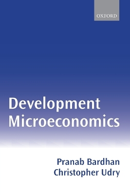 Book cover for Development Microeconomics