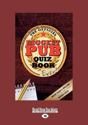 Book cover for The Biggest Pub Quiz Book Ever! 1