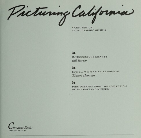 Book cover for Picturing California