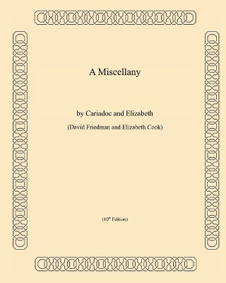 Book cover for A Miscellany