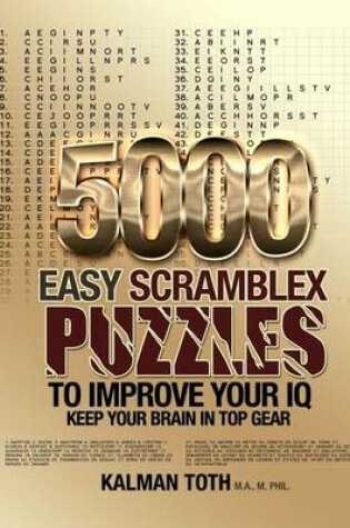 Cover of 5000 Easy Scramblex Puzzles to Improve Your IQ