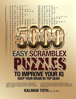 Book cover for 5000 Easy Scramblex Puzzles to Improve Your IQ