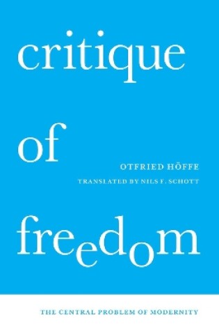 Cover of Critique of Freedom